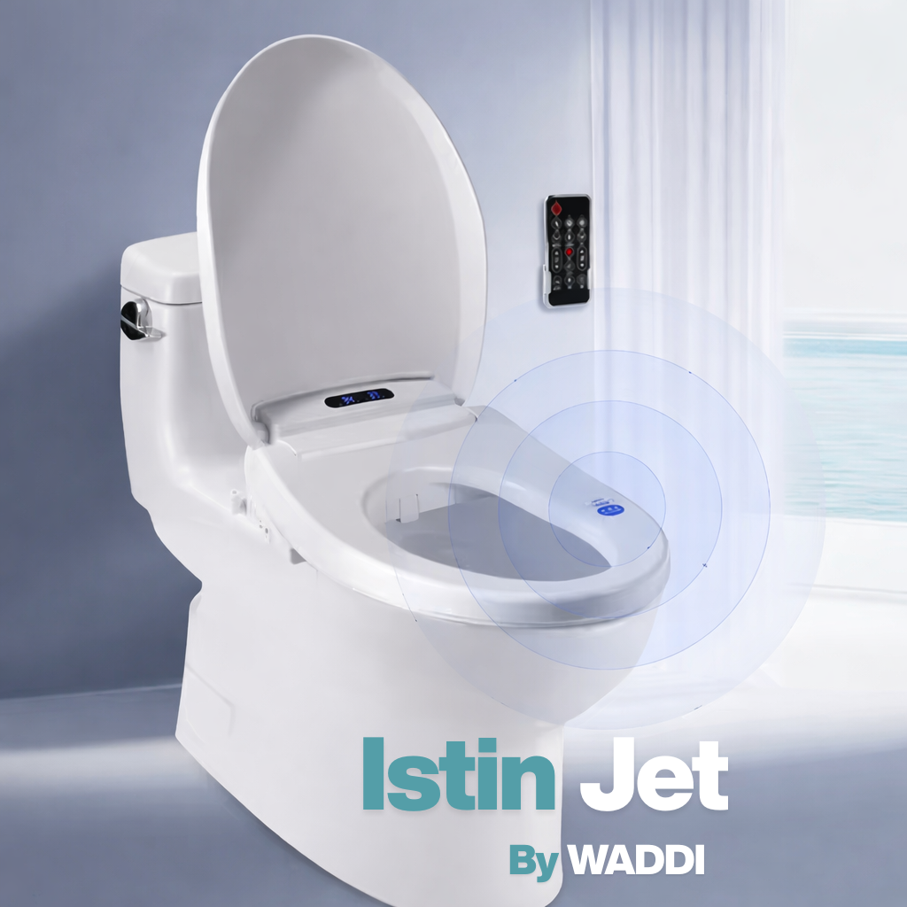 Istin’Jet par WADDI®️ – L'Abattant WC Japonais Lavant, Séchant & Chauffant (Kit Complet Inclus)